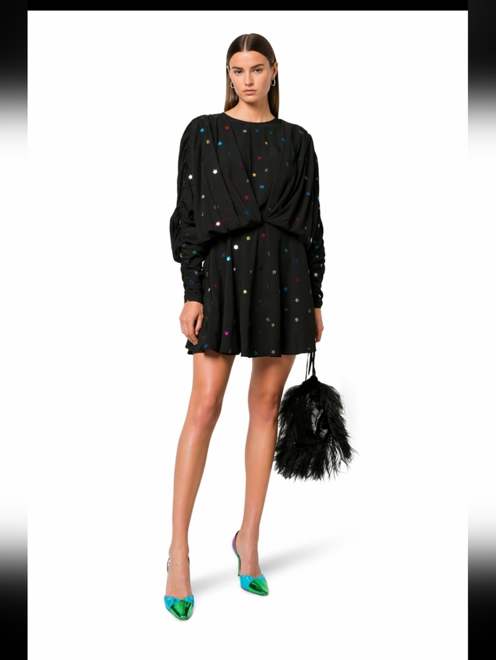 The Attico‎ star applique dress